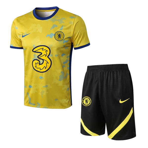 Camiseta Entrenamiento Chelsea Conjunto Completo 2022/23 Amarillo